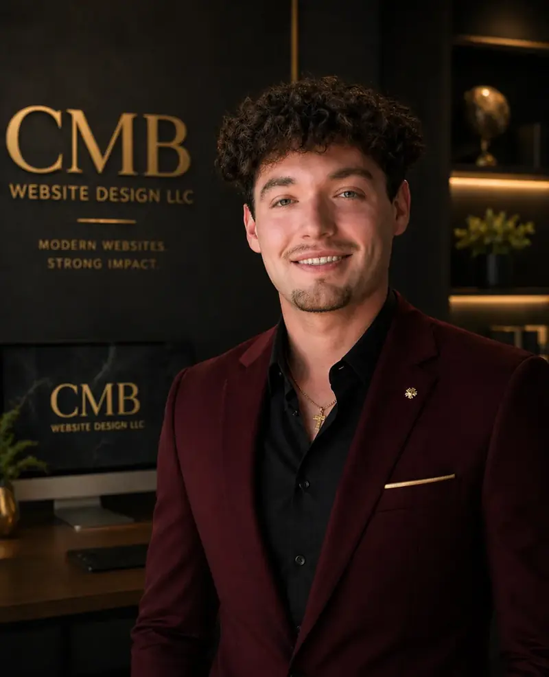 Mitchell Sanchez, owner of CMB Website Design LLC
